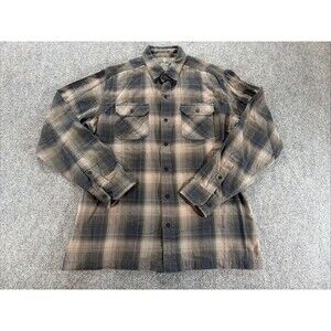 Kuhl Born in the Mountains Long Sleeve Flannel Shirt Men’s Medium Plaid